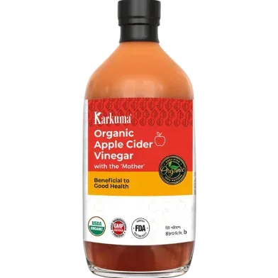 Karkuma Organic Apple Cider Vinegar - 480 ml With The Mother - Rokomari product
